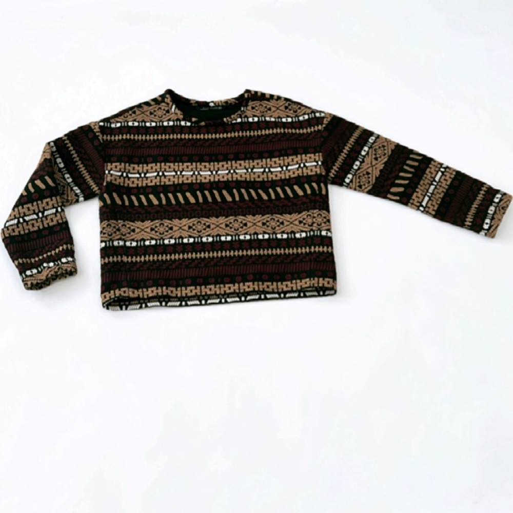 Zara Tweeted-stitched Sweater